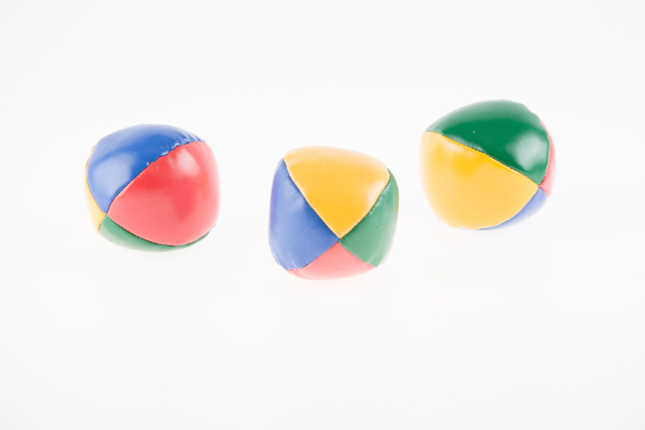 Editing Product Photos - picture of three balls with strong light