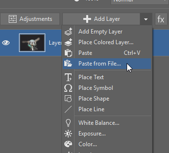 Focus Stacking: adding a new layer.