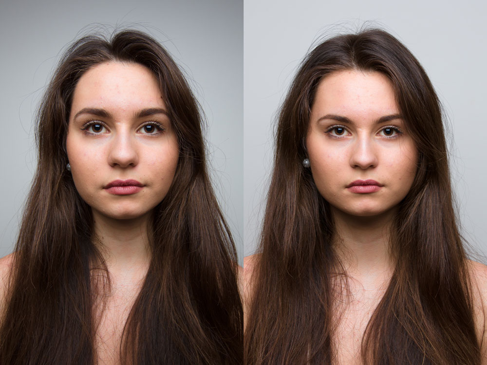 Foundations of Portrait Composition Part - comparison of photos taken with different lenses